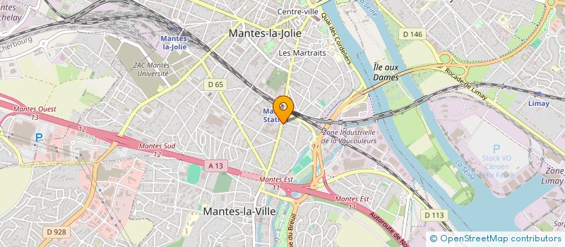 localisation de l'entreprise PIZZA KING 78  MANTES-LA-VILLE