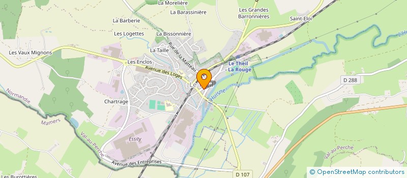 localisation de l'entreprise PIZZA KING à VAL-AU-PERCHE