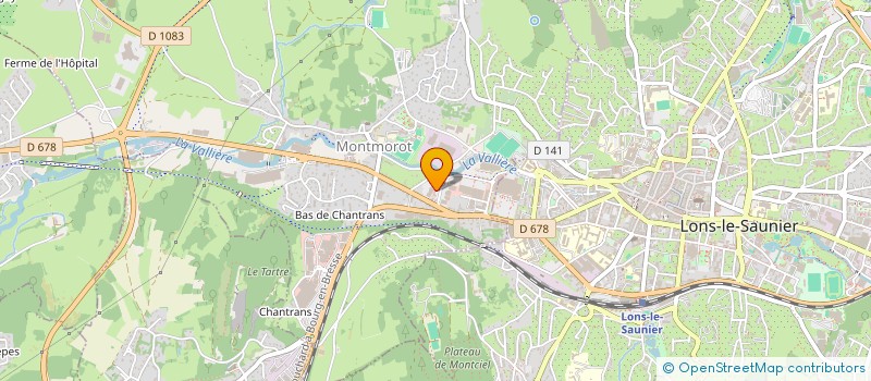 localisation de l'entreprise PIZZA'KRIS  MONTMOROT