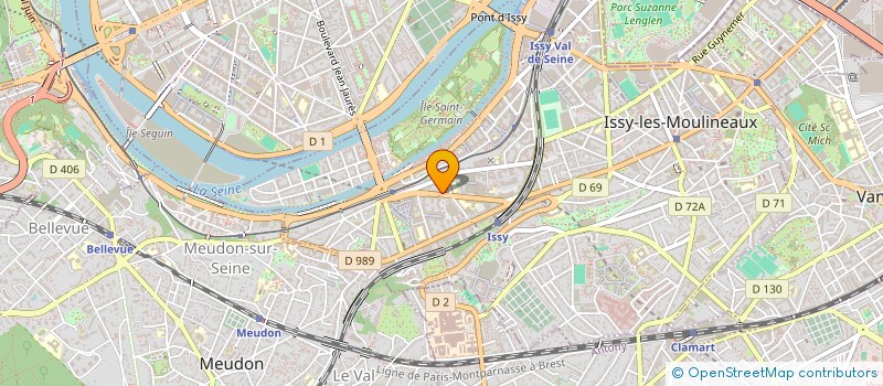 localisation de l'entreprise PIZZA L'ARTISTE à ISSY-LES-MOULINEAUX