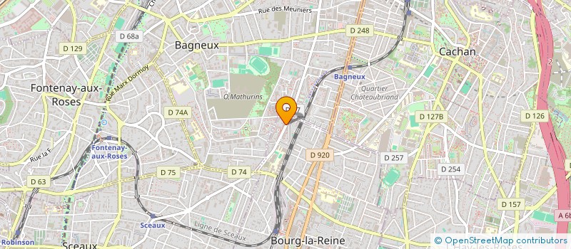 localisation de l'entreprise PIZZA LA GRIGNOTA à BOURG-LA-REINE