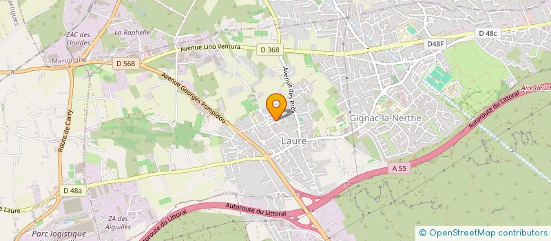 localisation de l'entreprise PIZZA LA LAUREENNE à GIGNAC-LA-NERTHE