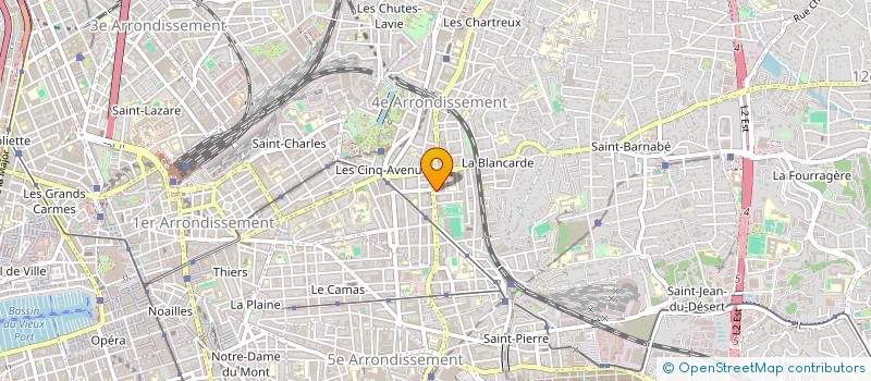 localisation de l'entreprise PIZZA LA MARSEILLAISE DUPARC à MARSEILLE