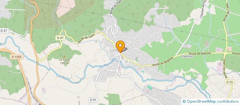 localisation de l'entreprise PIZZA LA MOTTE  LA MOTTE