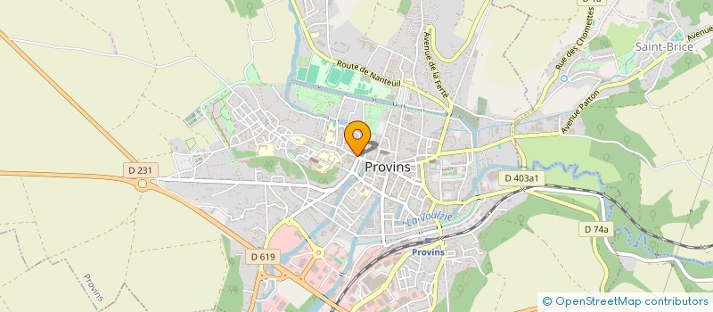 localisation de l'entreprise PIZZA LA ROSA à PROVINS