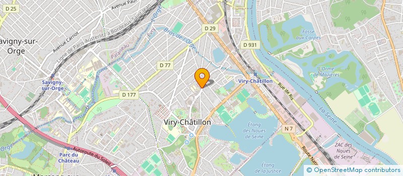 localisation de l'entreprise PIZZA LAND à VIRY-CHATILLON
