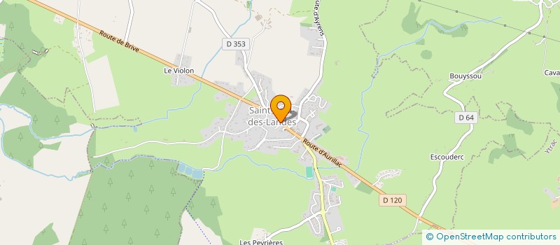 localisation de l'entreprise PIZZA LAND à SAINT-PAUL-DES-LANDES