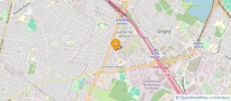 localisation de l'entreprise PIZZA LAR34 à GRIGNY