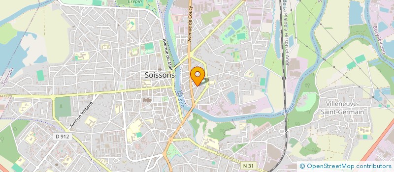 localisation de l'entreprise PIZZA LATINO à SOISSONS