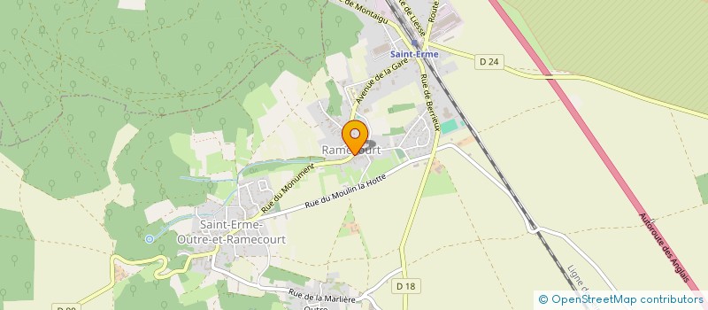localisation de l'entreprise PIZZA LE LA à SAINT-ERME-OUTRE-ET-RAMECOURT