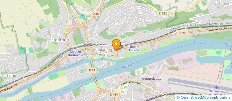 localisation de l'entreprise PIZZA LEONARDO DA VINCI  MEULAN-EN-YVELINES