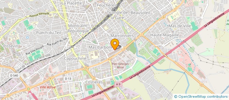 localisation de l'entreprise PIZZA LES 7 COLLINES  NIMES