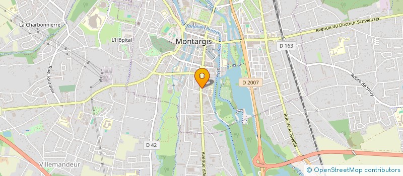 localisation de l'entreprise PIZZA LINE EXPRESS à MONTARGIS