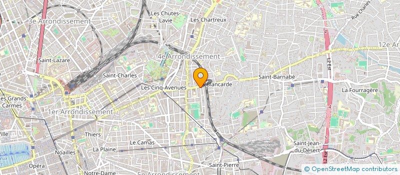 localisation de l'entreprise PIZZA LINO VALENTINO DI MILANO à MARSEILLE
