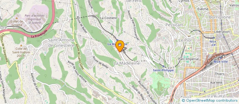 localisation de l'entreprise PIZZA MAESTRO à NICE