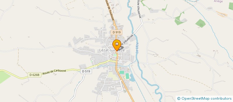 localisation de l'entreprise PIZZA MAGNA à LEZAT-SUR-LEZE