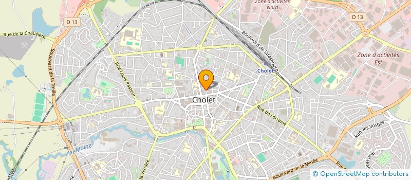 localisation de l'entreprise PIZZA MAISON à CHOLET