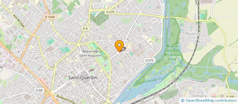 localisation de l'entreprise PIZZA MANIA à SAINT-QUENTIN