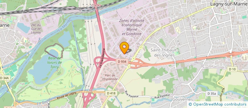 localisation de l'entreprise PIZZA MARCO  SAINT-THIBAULT-DES-VIGNES