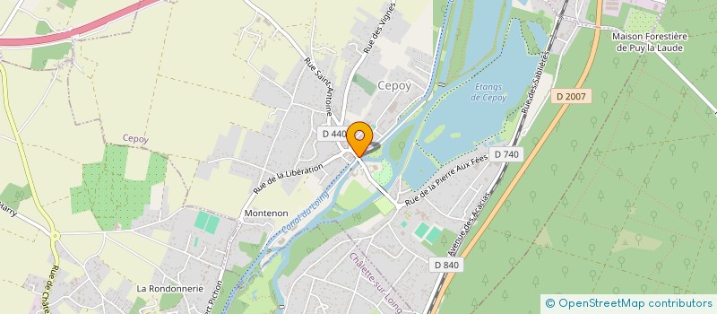 localisation de l'entreprise PIZZA MARTI à CEPOY