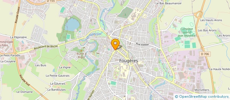 localisation de l'entreprise PIZZA MEDIUM à FOUGERES