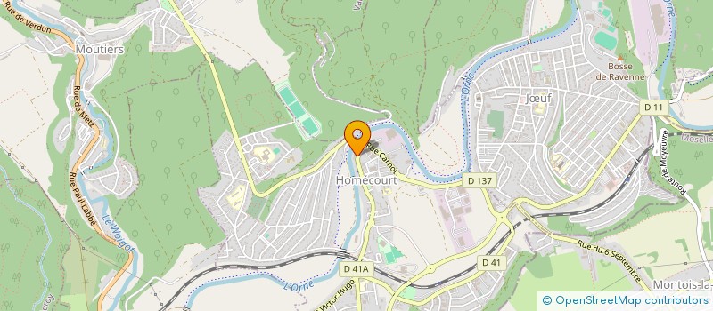 localisation de l'entreprise PIZZA MIA 1  HOMECOURT