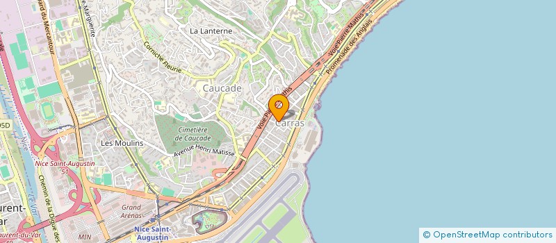 localisation de l'entreprise PIZZA MILO à NICE