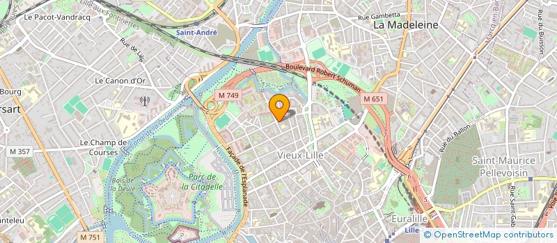 localisation de l'entreprise PIZZA MINUTE à LILLE