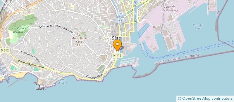 localisation de l'entreprise PIZZA MONICA  SETE