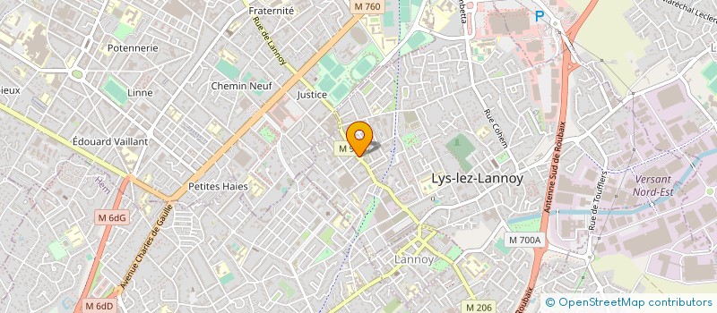 localisation de l'entreprise PIZZA NAPOLI à LYS-LEZ-LANNOY