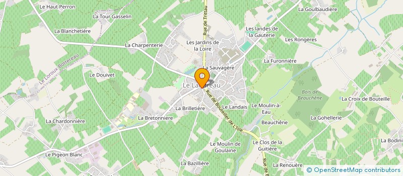 localisation de l'entreprise PIZZA NAPOLI à LE LANDREAU