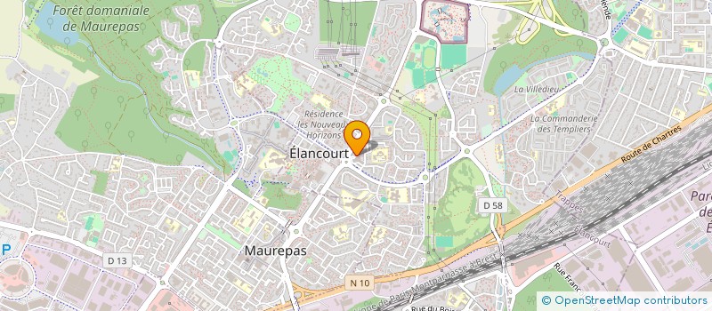 localisation de l'entreprise PIZZA NET à ELANCOURT