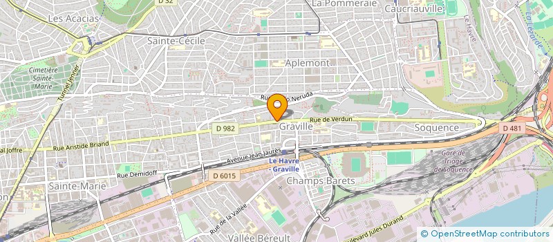 localisation de l'entreprise PIZZA NICO à LE HAVRE