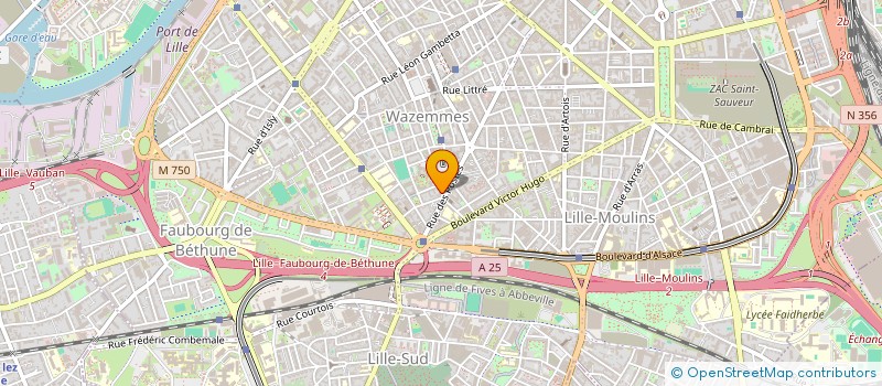 localisation de l'entreprise PIZZA NIGHT à LILLE