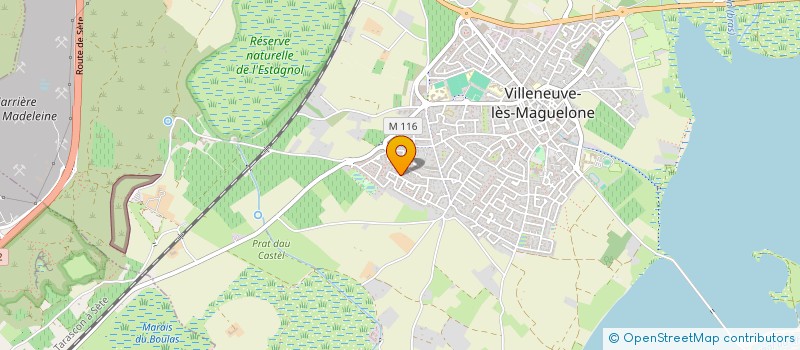 localisation de l'entreprise PIZZA NINO  VILLENEUVE-LES-MAGUELONE