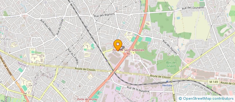 localisation de l'entreprise PIZZA NOLI à SAINT-SEBASTIEN-SUR-LOIRE