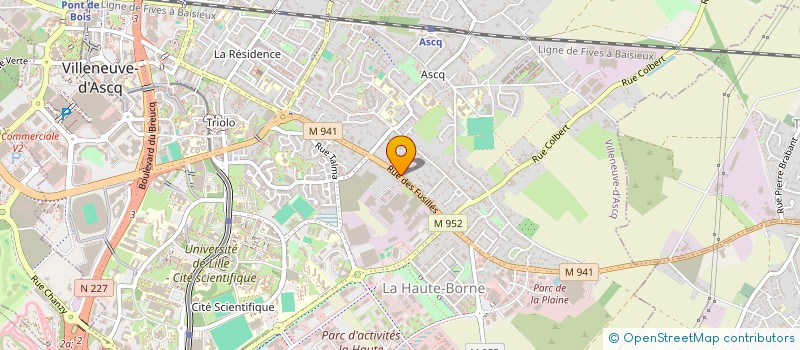 localisation de l'entreprise PIZZA NONNA  VILLENEUVE-D'ASCQ
