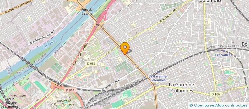 localisation de l'entreprise PIZZA NOSTRA  COLOMBES