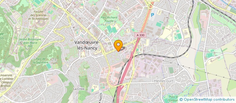 localisation de l'entreprise PIZZA OLTO  VANDUVRE-LES-NANCY