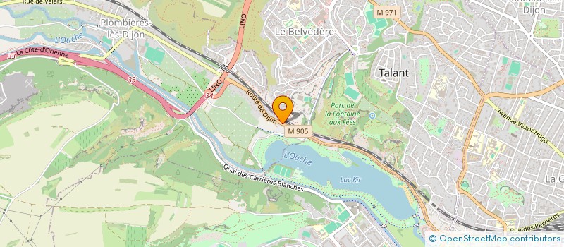 localisation de l'entreprise PIZZA ONE  PLOMBIERES-LES-DIJON