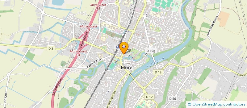localisation de l'entreprise PIZZA PAMPA à MURET