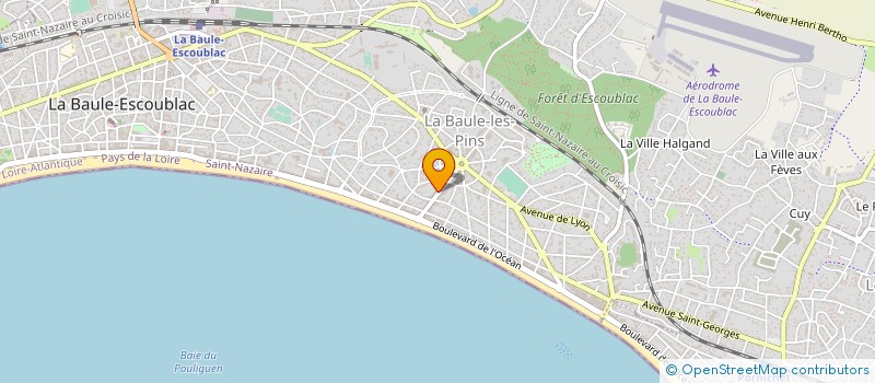 localisation de l'entreprise PIZZA PAN à LA BAULE-ESCOUBLAC