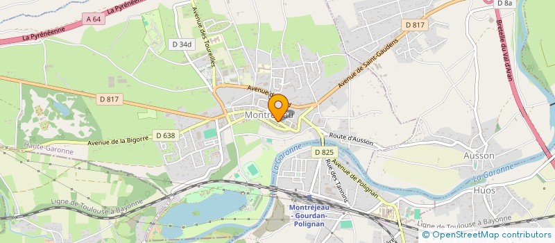 localisation de l'entreprise PIZZA PAOLOS à MONTREJEAU