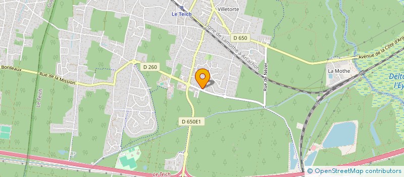 localisation de l'entreprise PIZZA PAP'S à LE TEICH