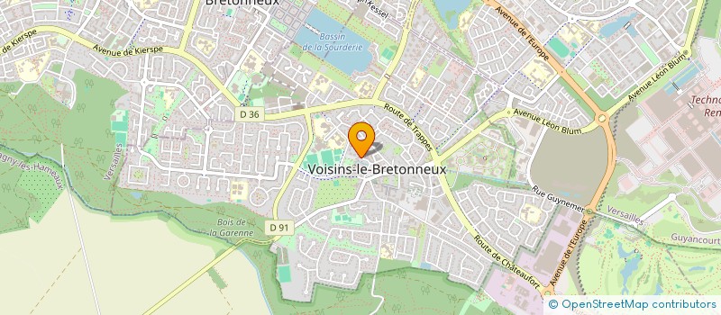 localisation de l'entreprise PIZZA PAPPA  VOISINS-LE-BRETONNEUX