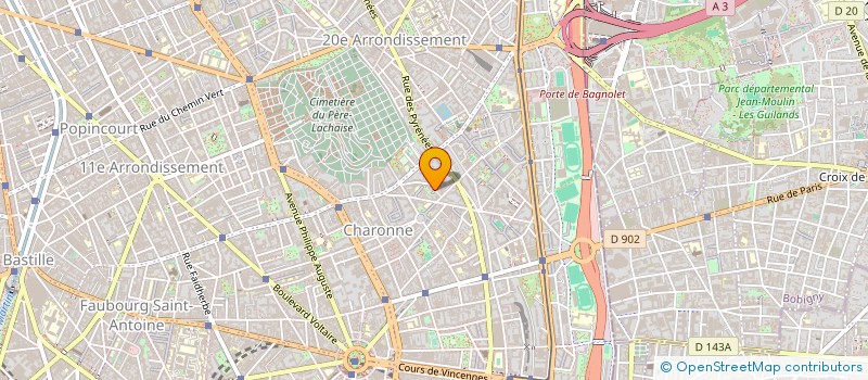 localisation de l'entreprise PIZZA PARADISIO  PARIS