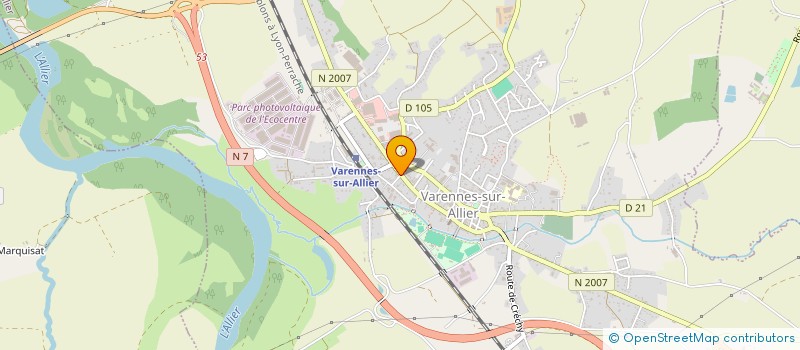 localisation de l'entreprise PIZZA PARMA à VARENNES-SUR-ALLIER