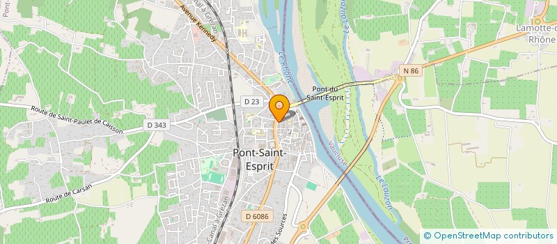 localisation de l'entreprise PIZZA PARTY à PONT-SAINT-ESPRIT