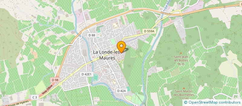 localisation de l'entreprise PIZZA PASTOR  LA LONDE-LES-MAURES