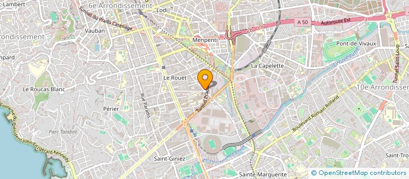 localisation de l'entreprise PIZZA PIA à MARSEILLE
